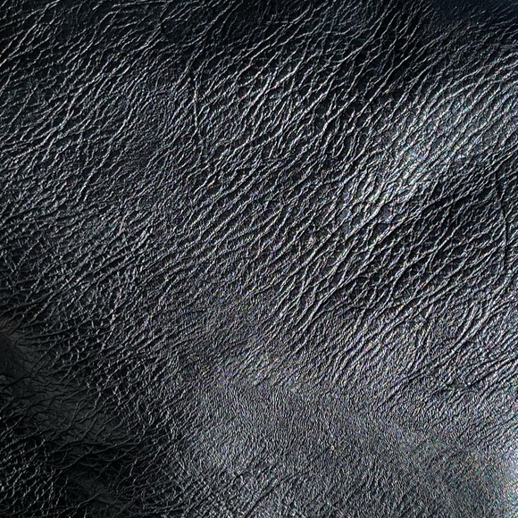 Frank Lyman Vintage Black Leather Shoulder Bag, NWOT - Picture 6 of 14